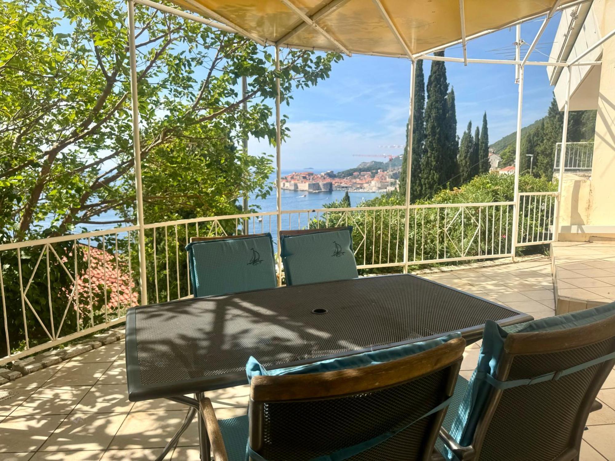 Perfect Sea View Terrace Apartment Zlatni Potok Dubrovnik Eksteriør billede